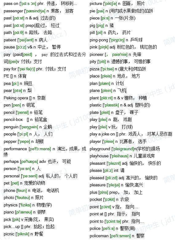 月份英语12个月音标