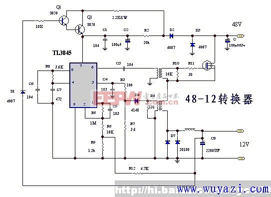 船型开关带灯内部电路