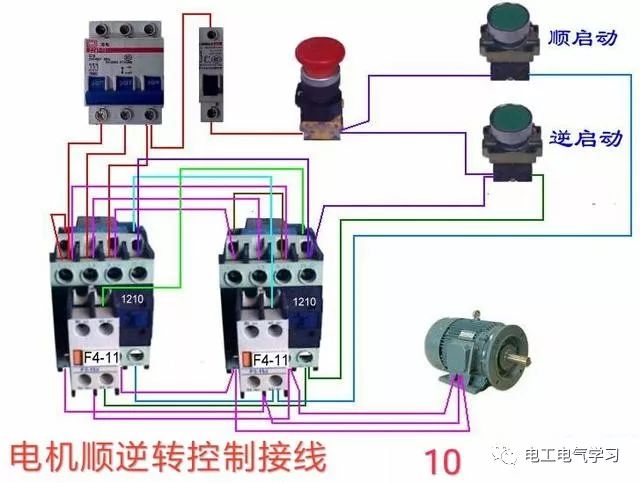 起动马达接线图