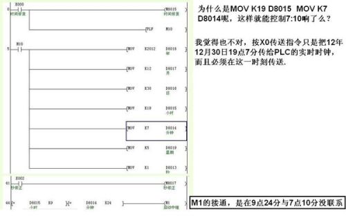 用三菱plc程序设置闹钟